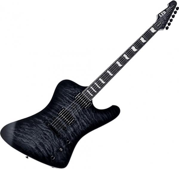 Guitare électrique solid body Ltd Phoenix-1000 - See thru black sunburst