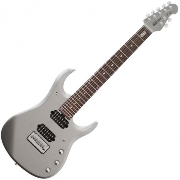 Guitare électrique solid body Music man John Petrucci JP13 7 - Platinum silver