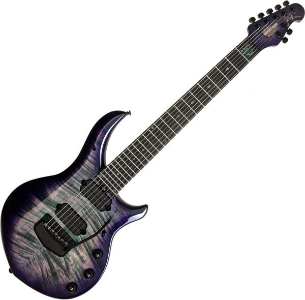Guitare électrique solid body Music man John Petrucci Majesty Maple Top 7 - Crystal Amethyst