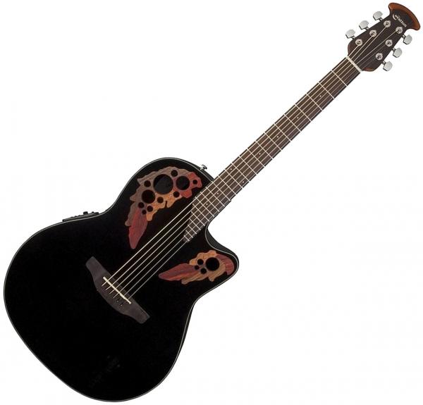 Guitare electro acoustique Ovation CE44-5-G Celebrity Elite - Black