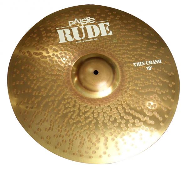 Cymbale crash Paiste Rude Thin Crash 16