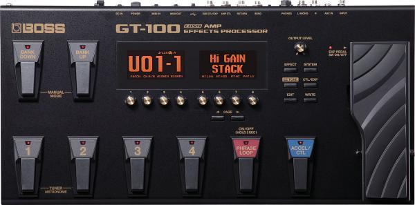 Multi effet guitare électrique Boss GT-100 Version 2.0
