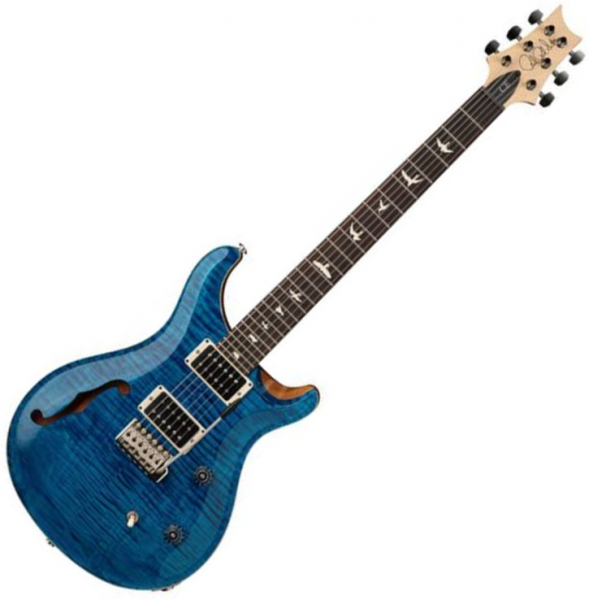 Guitare électrique 1/2 caisse Prs USA Bolt-On CE 24 Semi-Hollow - Blue matteo