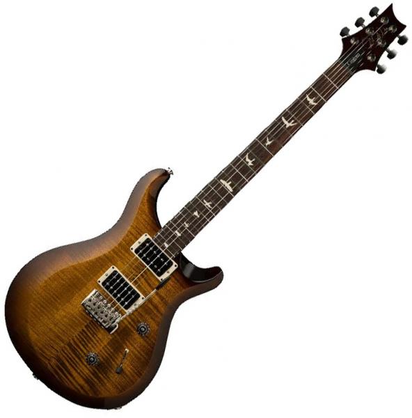 Guitare électrique solid body Prs USA S2 Custom 24 - Black Amber