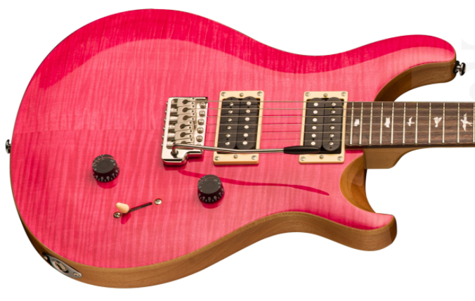 Prs SE Custom 24 2021 - bonnie pink pink Solid body electric guitar