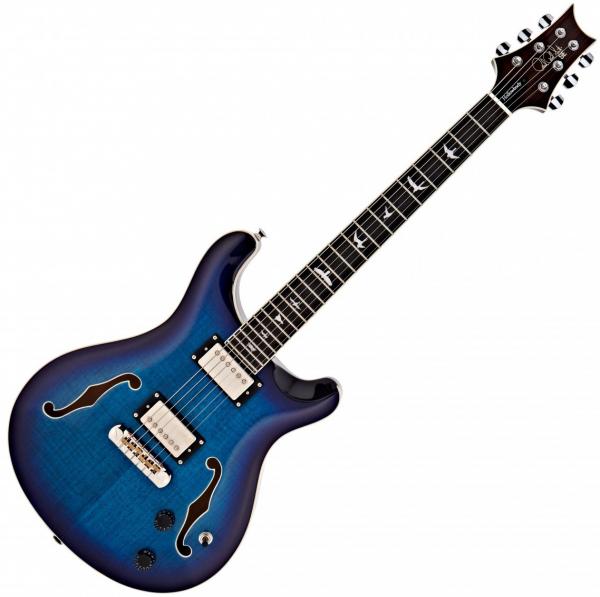 Guitare électrique 1/2 caisse Prs SE Hollowbody II - Faded Blue Burst