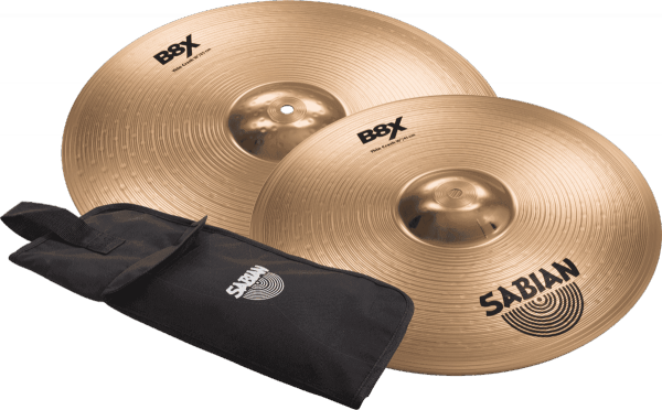 Pack cymbales Sabian PACK THIN CRASH 16 + 18 + HOUSSE BAGUETTES