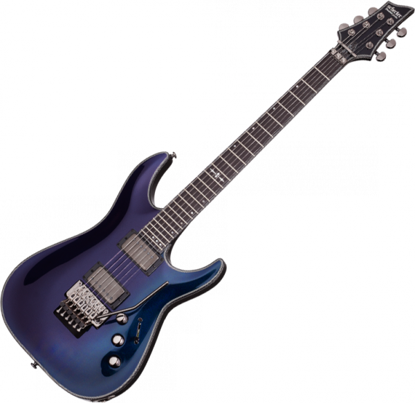 Guitare électrique solid body Schecter Hellraiser Hybrid C-1 FR - Ultra violet