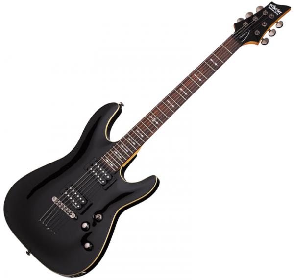 Guitare électrique solid body Schecter Omen Extreme-6 - see-thru black