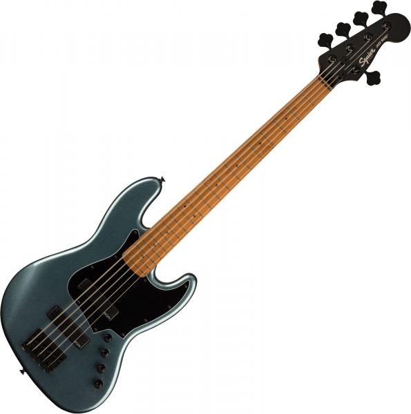 Basse électrique solid body Squier Contemporary Active Jazz Bass HH V - Gunmetal metallic