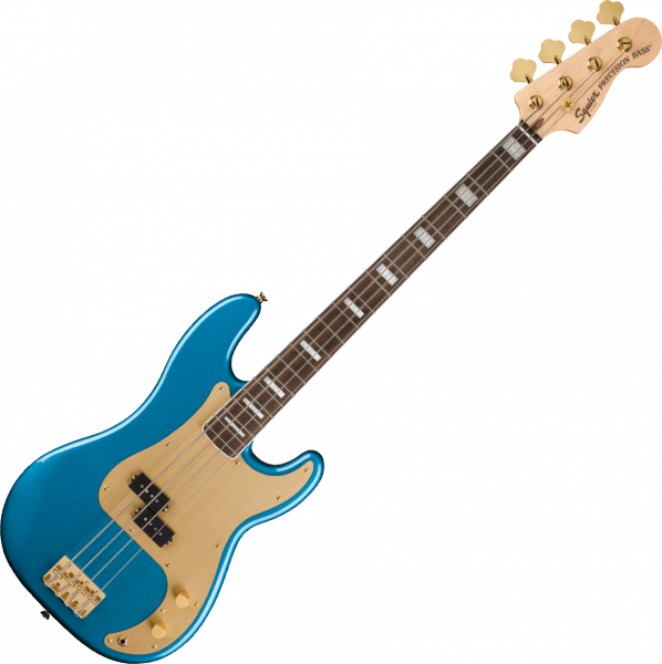 Basse électrique solid body Squier Precision Bass 40Th Anniversary - Lake placid blue