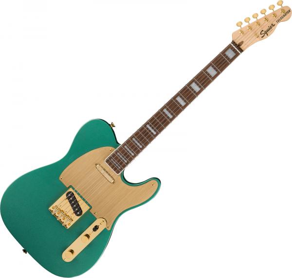 Guitare électrique solid body Squier 40th Anniversary Telecaster Gold Edition - Sherwood green metallic