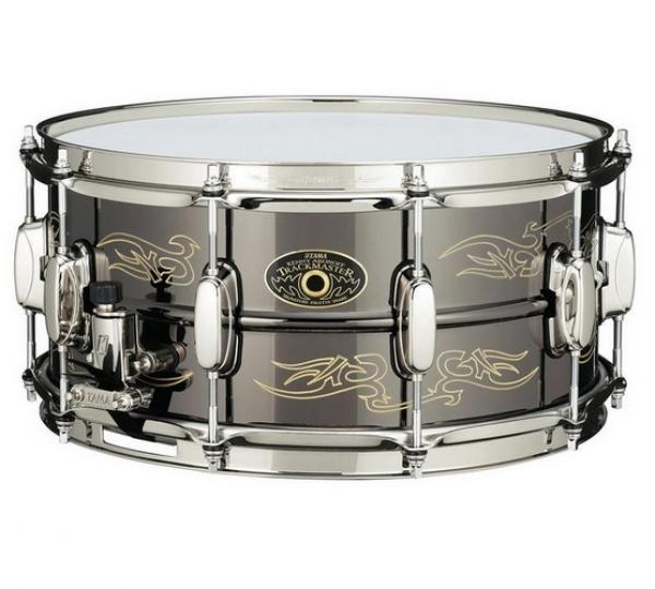 Caisse claire Tama KA1465 Signature Kenny Aronoff Trackmaster 14x6.5 Cuivre Grave  - Silver