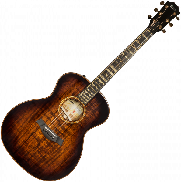 Guitare acoustique Taylor Custom GA-e V-Class #1202180118 - Shaded Edge Burst
