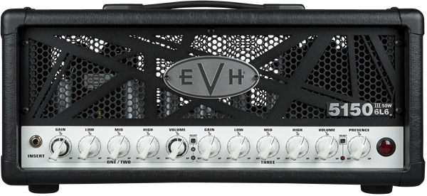 Tête ampli guitare électrique Evh                            5150III 50W Head 6L6 - Black
