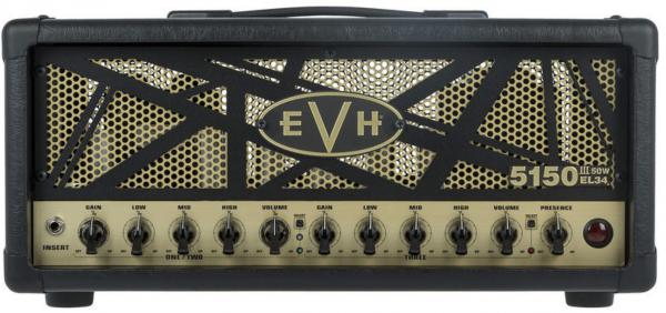 Tête ampli guitare électrique Evh                            5150III 50W EL34 Head BK