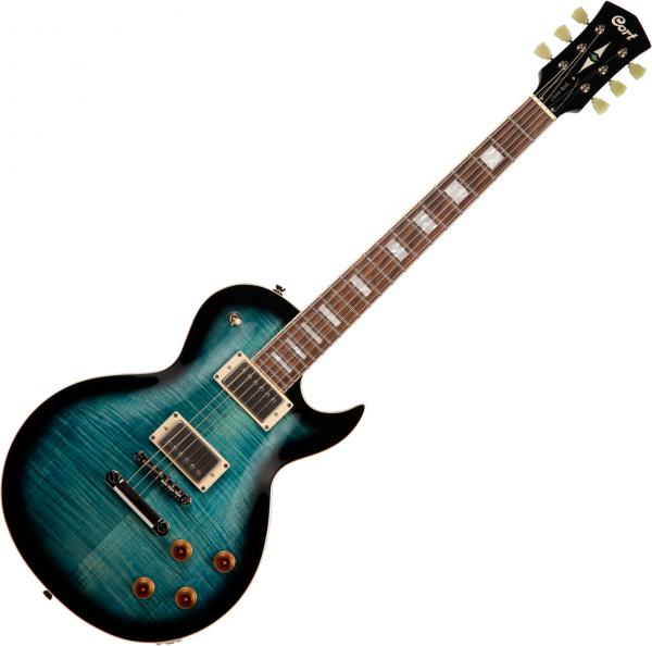 Guitare électrique solid body Cort CR250 Classic Rock - Dark blue burst