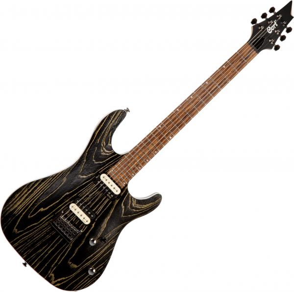 Guitare électrique solid body Cort KX300 - Etched black gold