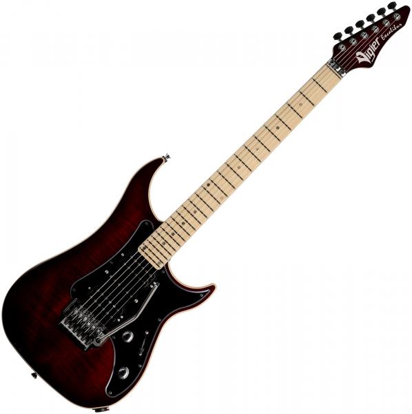 Guitare électrique solid body Vigier                         Excalibur Custom HSH (MN) - Deep burgundy