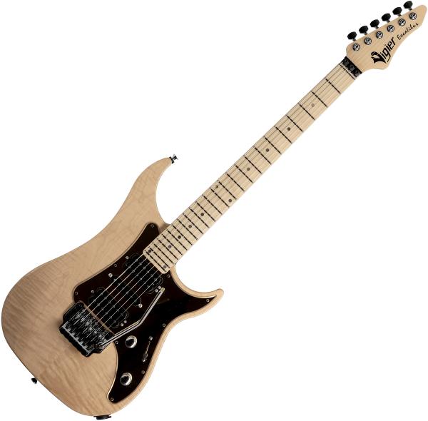 Guitare électrique solid body Vigier                         Excalibur Custom HSH (MN) - natural maple
