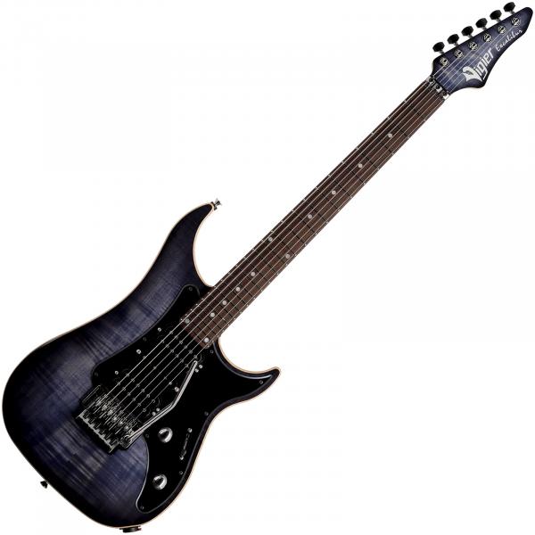Guitare électrique solid body Vigier                         Excalibur Custom HSH (RW) - Deep deep blue