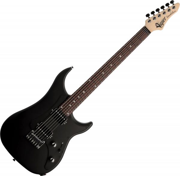 Guitare électrique solid body Vigier                         Excalibur Indus (HH, HT, RW) - Black matte