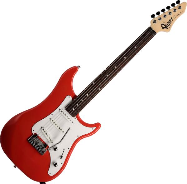 Guitare électrique solid body Vigier                         Expert Classic Rock (Trem, RW) - Normandie red