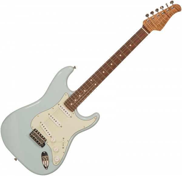 Guitare électrique solid body Xotic California Classic XSC-1 Ash #2102 - Light aging sonic blue