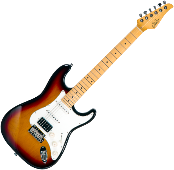 Guitare électrique solid body Suhr                           Classic S 01-CLS-0003 #70325 - 3 tone burst
