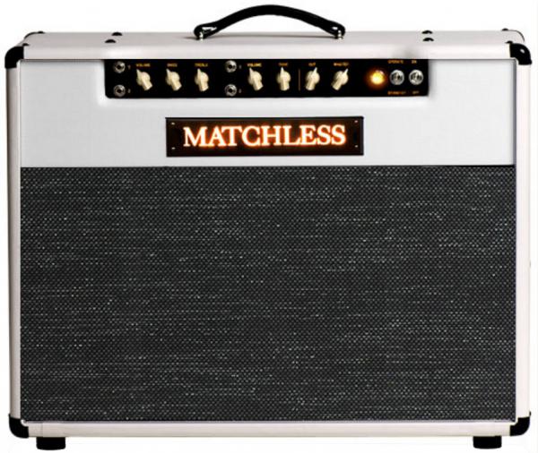 Combo ampli guitare électrique Matchless DC-30 - White/Silver