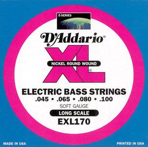 Cordes basse électrique D'addario EXL170 - Jeu de 4 cordes