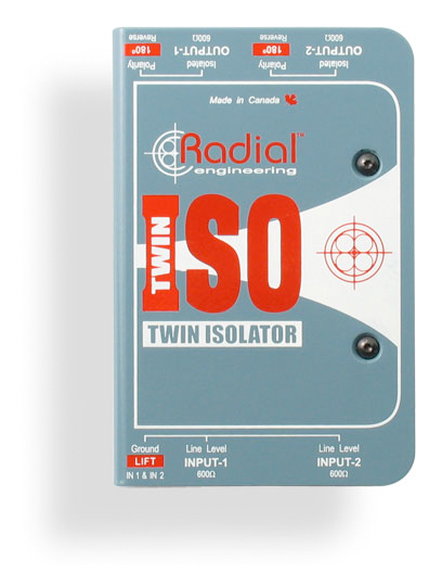 Boitier direct / di Radial Twin-Iso