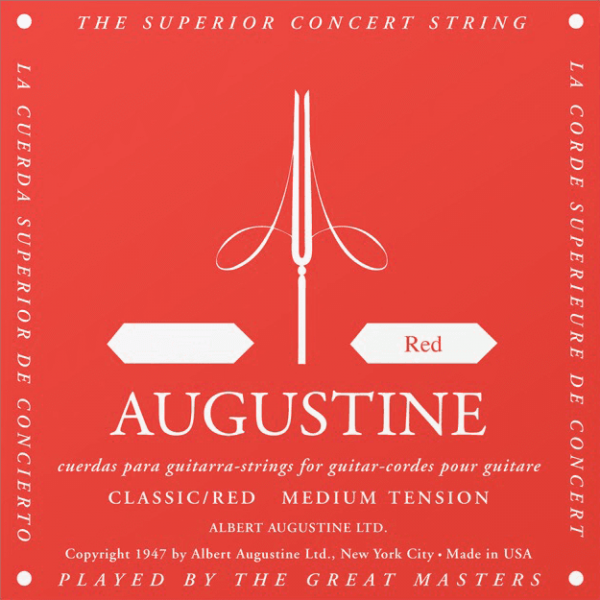 Cordes guitare classique nylon Augustine Classic (1) Rouge4-Ré - Corde au détail