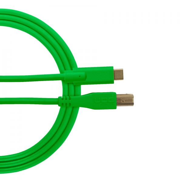 Câble Udg U 96001 GR (Cable USB 2.0 C-B vert droit 1.5M)