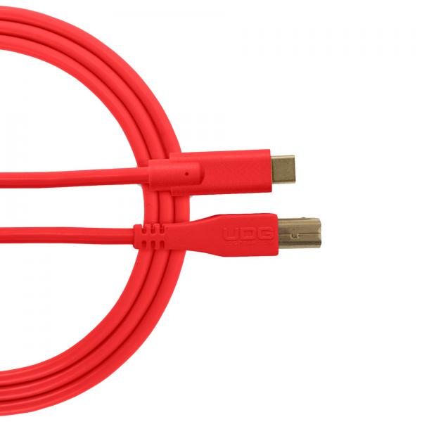Câble Udg U 96001 RD (cable Usb 2.0 C-B rouge droit 1.5M)