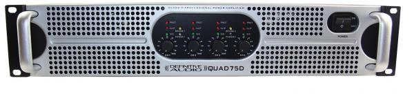 Ampli puissance sono multi-canaux Definitive audio Quad 75D