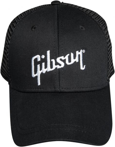 Casquette Gibson Black Trucker Snapback - Taille unique