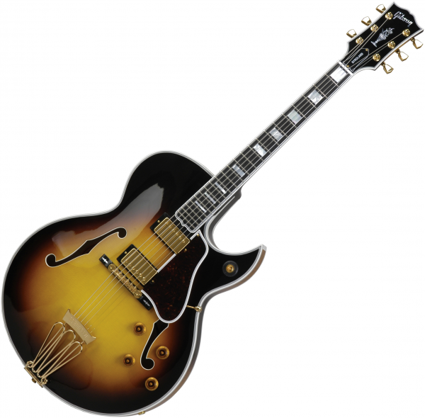 Guitare électrique 1/2 caisse Gibson Custom Shop Byrdland Florentine - Vintage sunburst