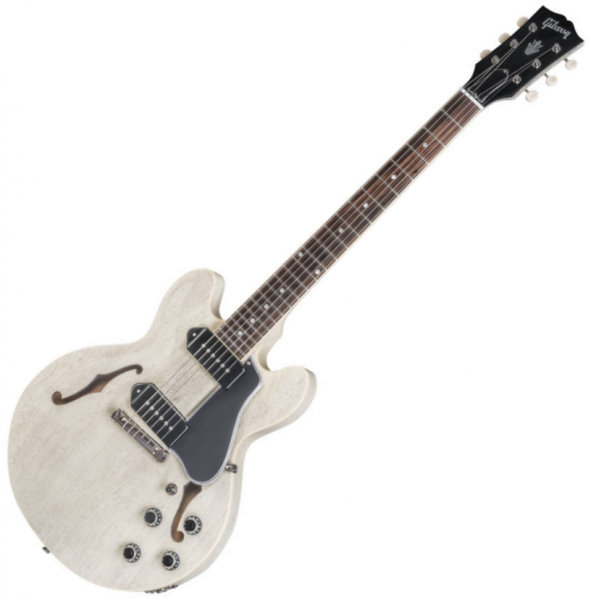 Guitare électrique 1/2 caisse Gibson CS-336 Mahogany Wrap Tail NH - Tv white