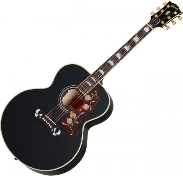 Guitare acoustique Gibson Custom Shop Elvis SJ-200 - Ebony