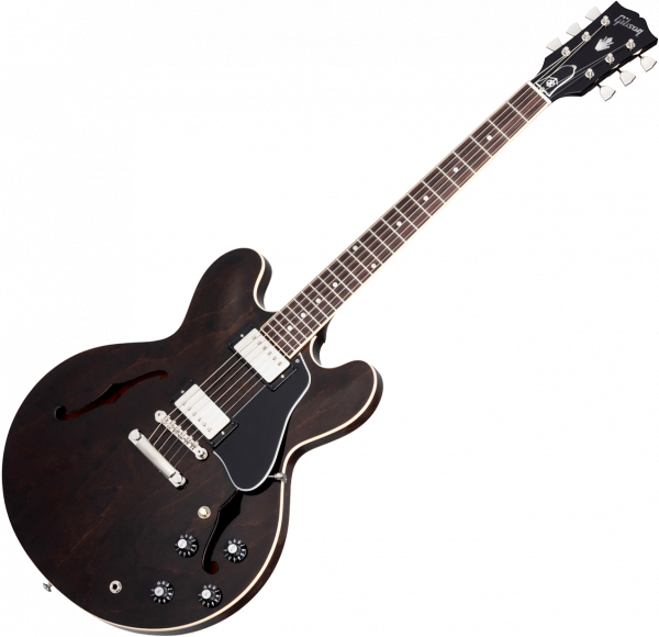 Guitare électrique 1/2 caisse Gibson Custom Shop Jim James ES-335 - 70s walnut