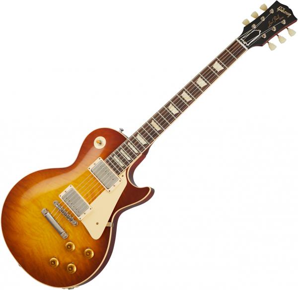 Guitare électrique solid body Gibson Custom Shop 1959 Les Paul Standard Reissue 2020 - Vos iced tea burst