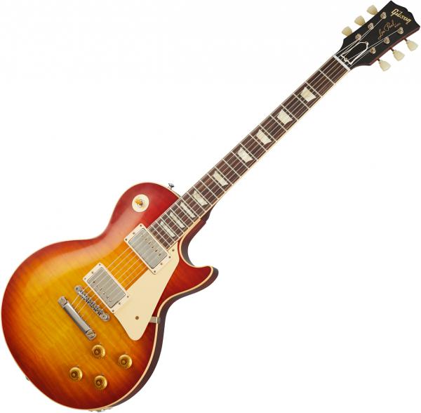 Guitare électrique solid body Gibson Custom Shop 1959 Les Paul Standard Reissue 2020 - Vos washed cherry sunburst