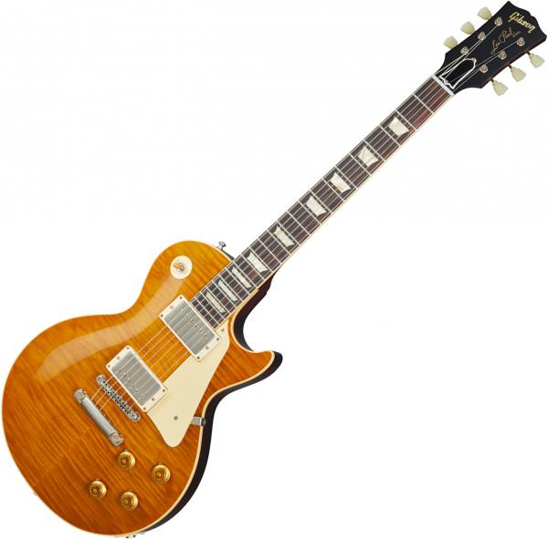 Guitare électrique solid body Gibson Custom Shop 1959 Les Paul Standard Reissue 2020 - Vos dirty lemon 