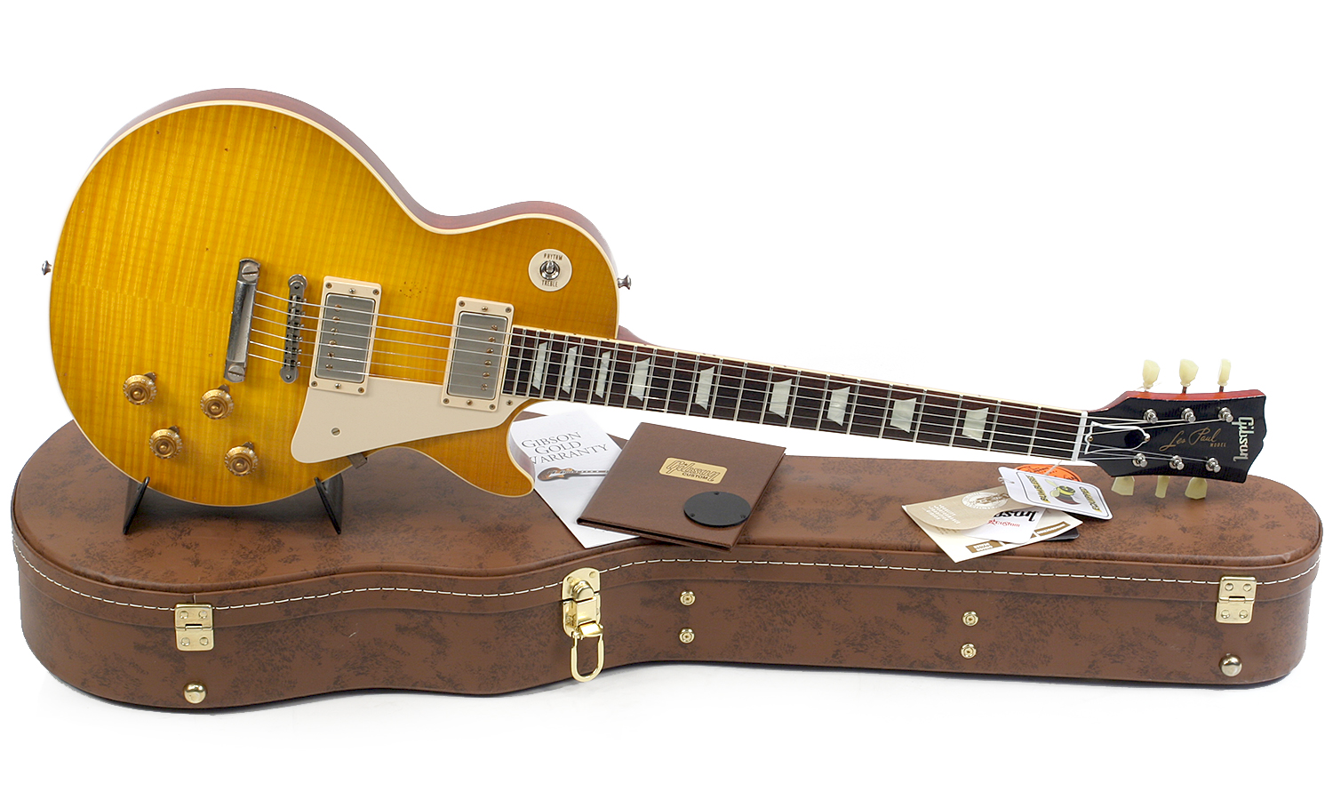 image Solid body electric guitar Gibson Custom Shop M2M Les Paul Standard 1...