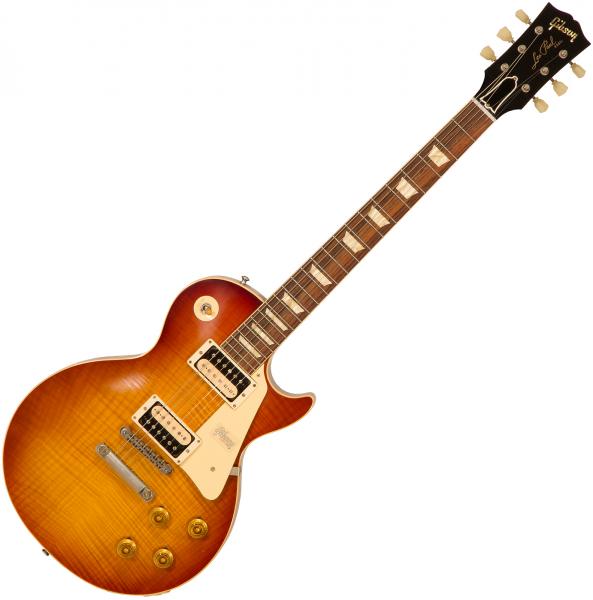 Guitare électrique solid body Gibson Custom Shop M2M 1958 Les Paul Standard #89904 - Kentucky bourbon fade