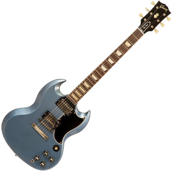 Guitare électrique solid body Gibson Custom Shop Murphy Lab 1961 SG Standard Reissue #102418 - Ultra light aged pelham blue