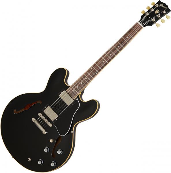 Guitare électrique 1/2 caisse Gibson ES-335 2020 - Vintage ebony