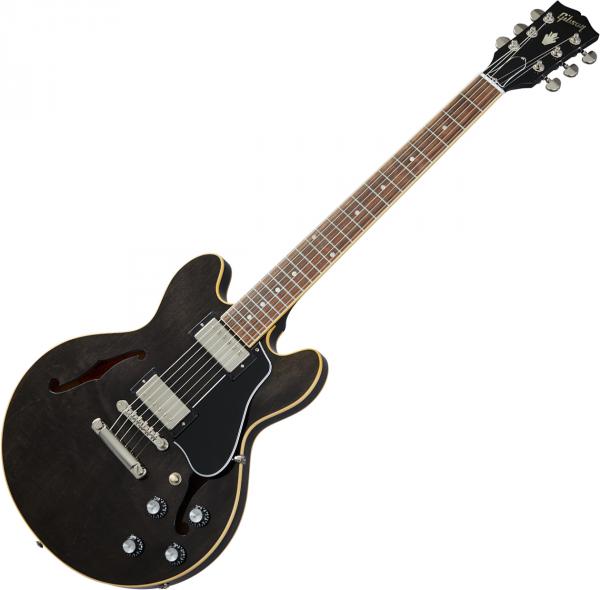Guitare électrique 1/2 caisse Gibson ES-339 - Trans ebony 
