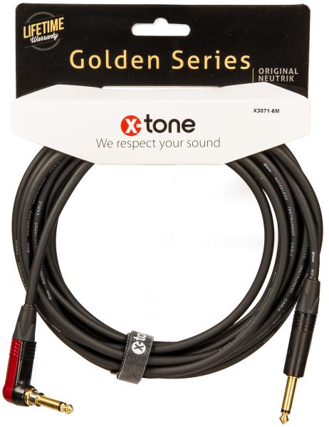 Câble X-tone X3071-6M Instrument Cable Right/Angled 6m